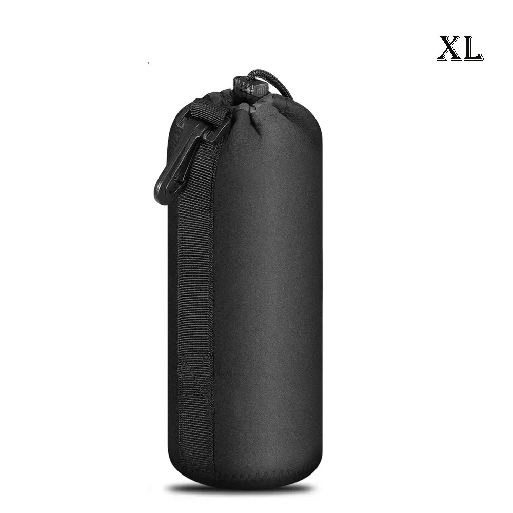 Waterproof Camera Lens bag S M L XL Neoprene Soft Video Camera Lens Case Pouch For Canon Nikon Sony Camera Len Drawstring pocket