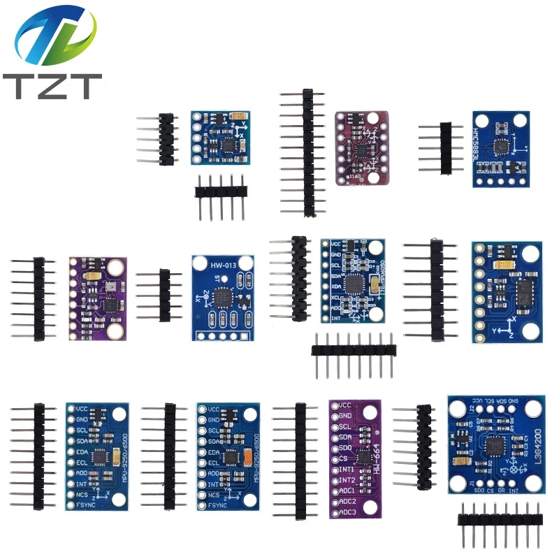 MPU-6050 MPU-9250 BMI160 LSM303DLHC L3G4200D HMC5883L ADXL335 LIS3DSH 3 6 9-Axis Attitude +Gyro+Accelerator+Magnetometer Sensor