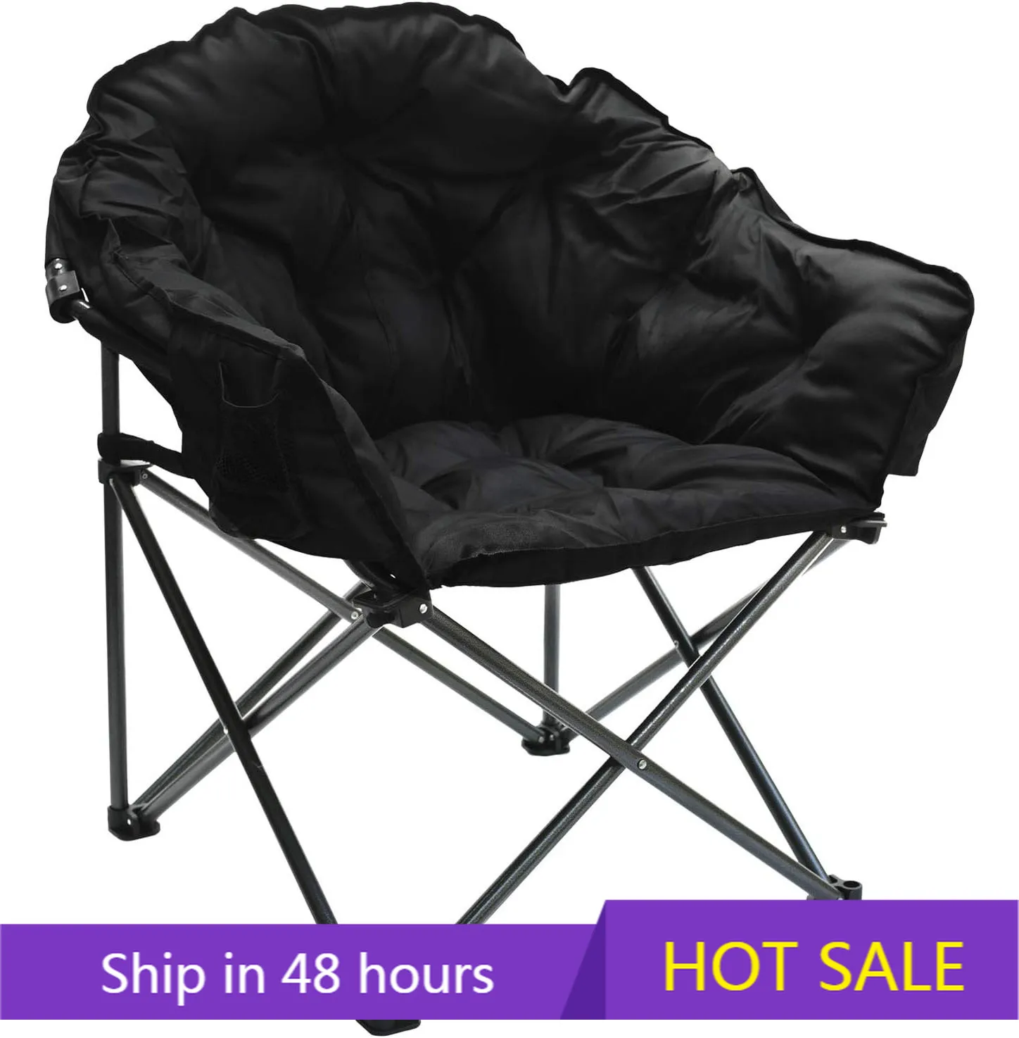

YTYIN Manufacturers' Foldable Camping Chair with Heating Pad Stainless Steel for Outdoor Park Bedroom Living Room Warehouse Use