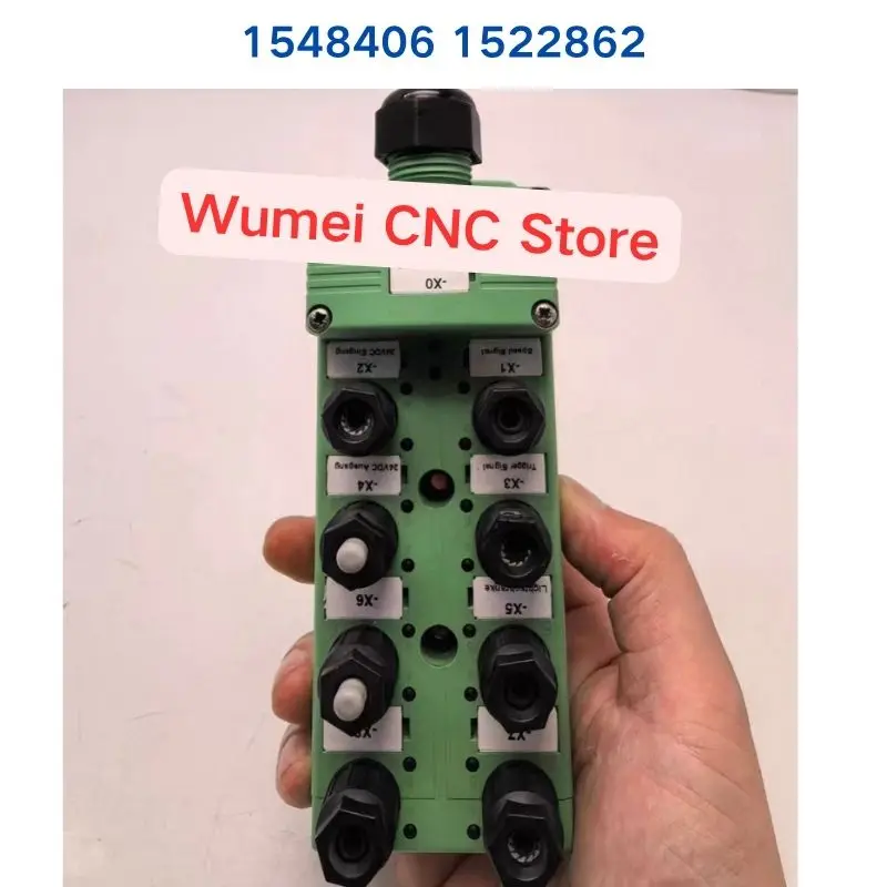 Second-hand test OK junction box SACB-8/4-L-C QO-0.34 1548406 cable 1522862