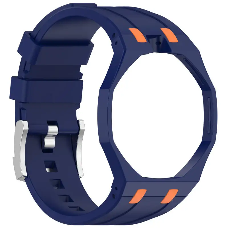 Luxus-Modifikationsset für Swatch X AP Royal POP PC Uhrengehäuse + Silikonarmband Pocket Changer für Armbanduhrenzubehör – Detail 8