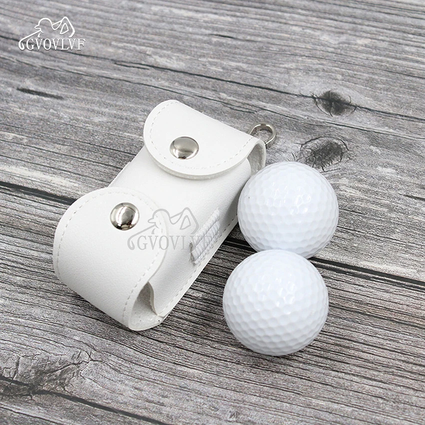 1pc Golf Ball Waist Bag Lightweight Golf Ball Carry Pouch Golf Ball Holder with Golf Tee Holder Pocket Golf Sports Accessories