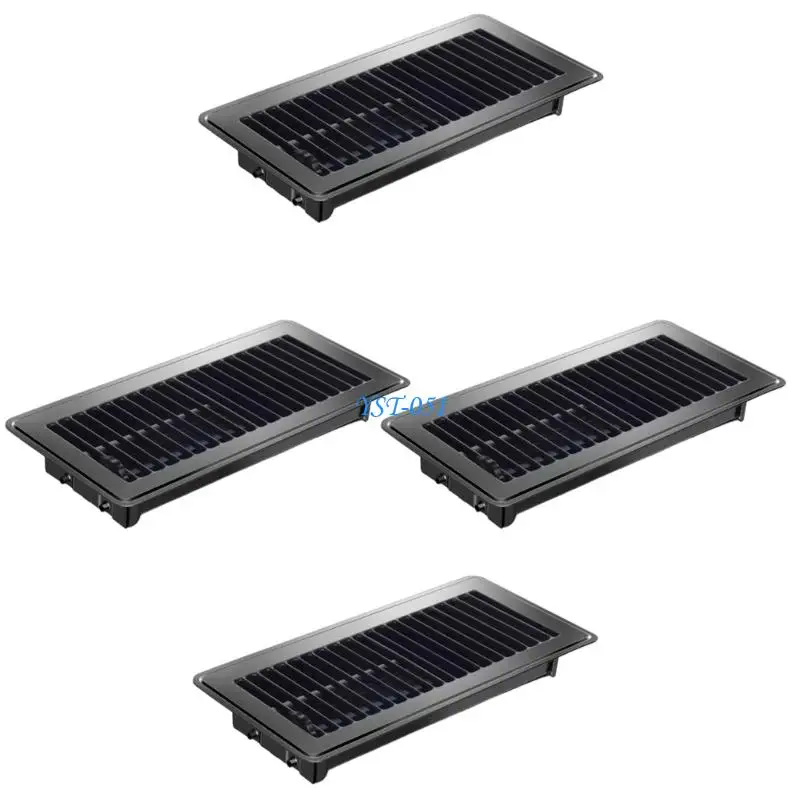 

E15A 4 шт., крышка напольного регистра с эффективным потоком воздуха, антиблокирующая решетка центрального кондиционера, решетка