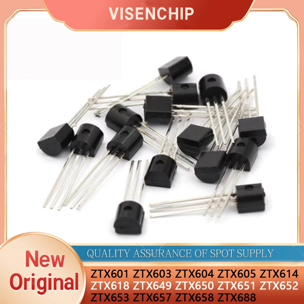 5pieces New Original ZTX601 ZTX603 ZTX604 ZTX605 ZTX614 ZTX618 ZTX649 ZTX650 ZTX651 ZTX652 ZTX653 ZTX657 ZTX658 ZTX688 TO-92