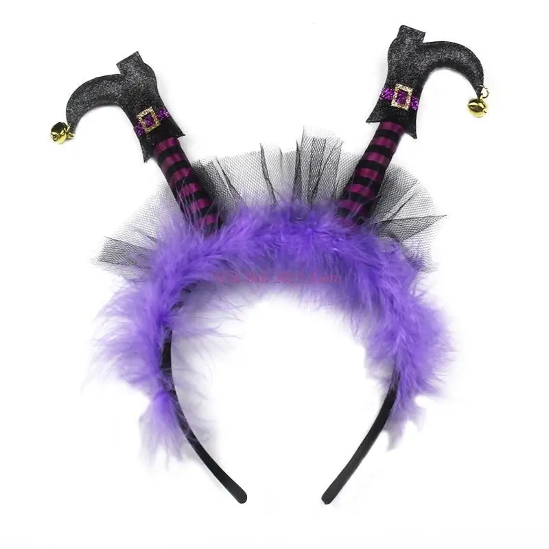 

49ME ботинки волшебника с героями мультфильмов, обручи для головы, женские повязки на голову для фотосессии в стиле панк