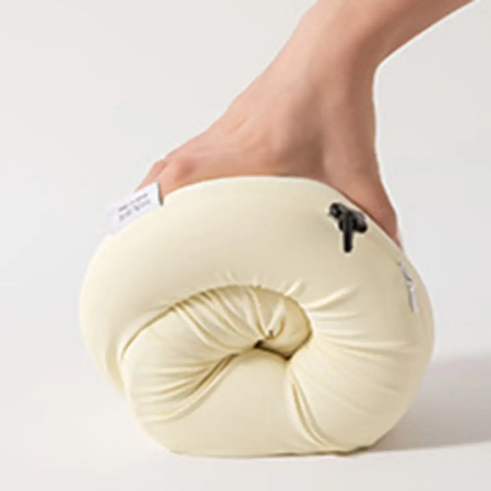 

Resilient Travel Neck Pillow Removable Space-saving U-shaped Pillow Soft with Storage Box Neck Support Pillow Outdoor