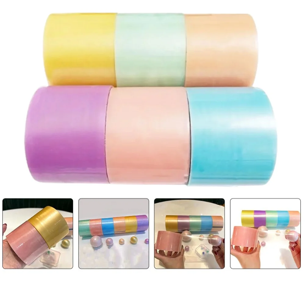 Sticky Ball Rolling Tape Diy Crafts Colorful Educational Creative Decorative Funny For Gifts Relaxing Party Adult Kids