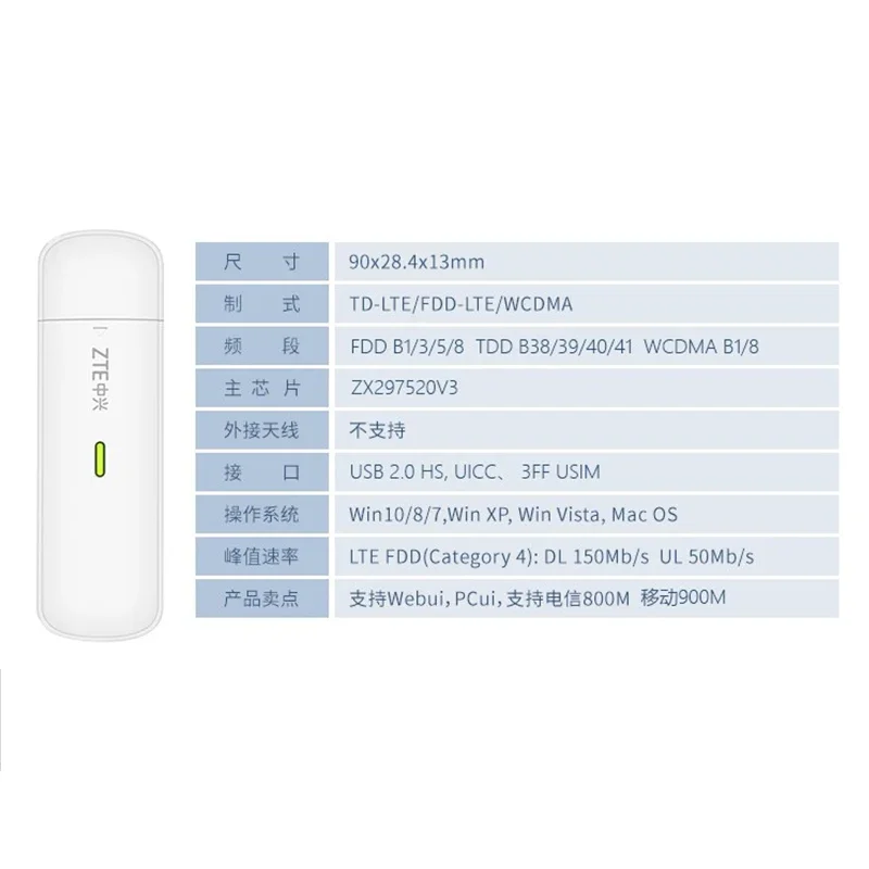 ElecMF833U1-Routeur WiFi sans fil portable, EpiCard, Routeur, Dongle USB, Modem de poche, Hotspot, Home Office, Permanence WiFi, 4G, 150Mbps