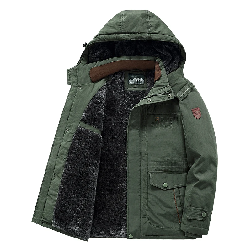 

Тактические военные парки, мужская новая весенне-осенняя флисовая куртка, мужские теплые уличные ветрозащитные свободные утолщенные куртки с несколькими карманами