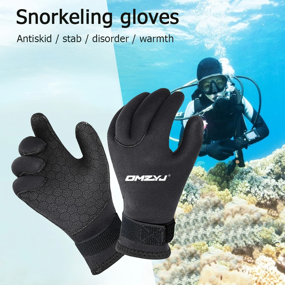 3mm 5mm Neoprene Swimming Diving Gloves Keep Warm for Snorkeling Paddling Surfing Kayaking Spearfishing Skiing Water Sports