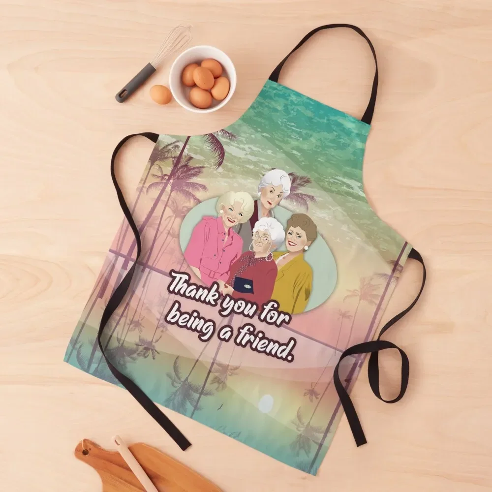 

Golden Girls Apron cook wear Kitchen Novel Kitchen Accessories Apron