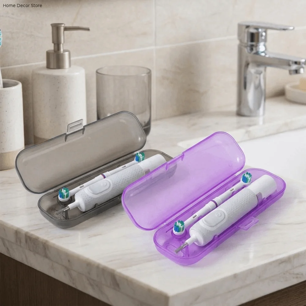 Plastic Electric Toothbrush Case Lightweight Moisture-proof Toothbrush Storage Box Dust-proof Toothbrush Protective Cover