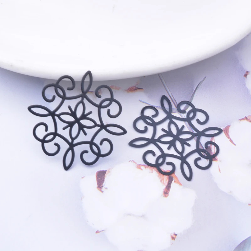 30 Stück/lot Ab7462 Messing-Blumenanhänger – Detail 11