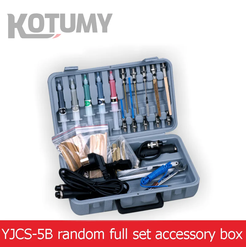 YJCS-5C Ultrasonic Mold Polisher Full Accessory Set, Multifunctional EDM Spark & Vibration Metal Mould Polishing Machine