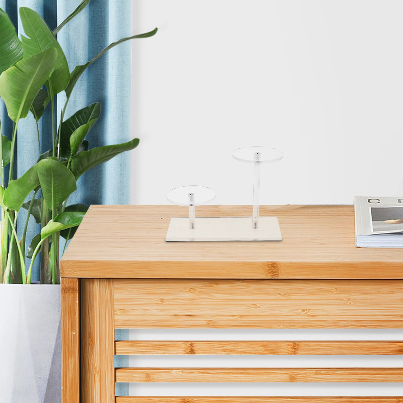 

1 Set Clear Acrylic Multilayer Display Stand For Jewelry Figures Cupcakes Dessert Tower Organzier Space-Saving Tiered Rack Home