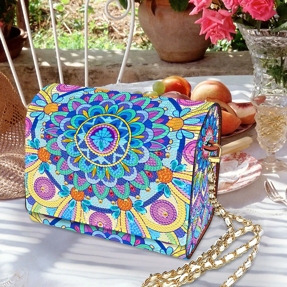 

DIY Diamond Painting Art Kit with Wooden Frame Kids Adults Crystal Special-Shaped Diamonds Creative Home Decor Gift