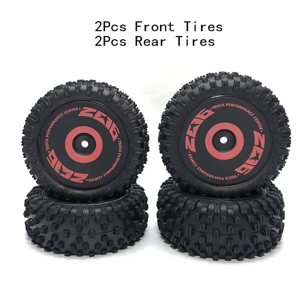 Vorne Hinten Reifen Rad Reifen für Wltoys 144001 144010 124016 124017 124010 ZD Racing BX12 1/12 1/14 RC Off-Road Auto Upgrade Teile