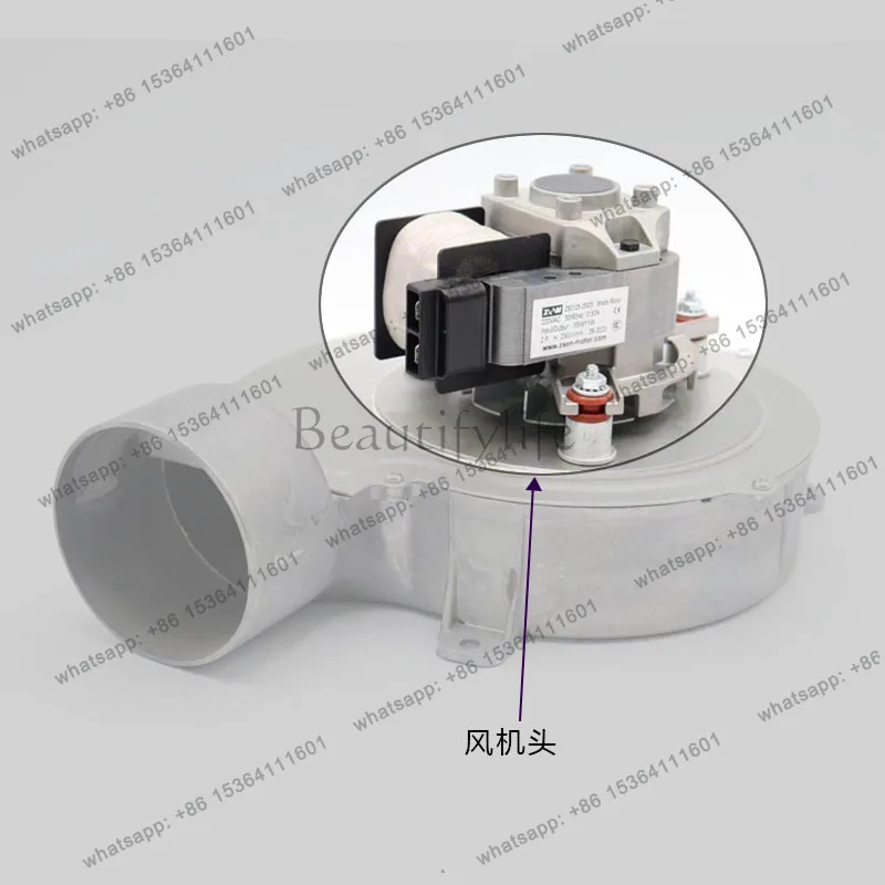 ZS7125-25005 Granular furnace, blue charcoal fireplace, high temperature extraction fan, household smoke exhaust centrifugal