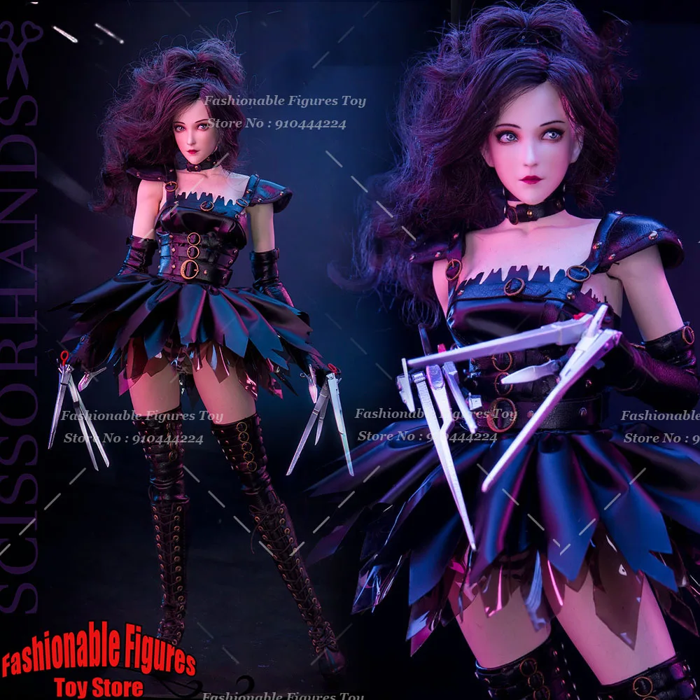 

Flagset Fs-G001 1/6 Women Soldier Gothic Girls Scissorhands Dolls Full Set 12Inch Action Figure Model Collection Toys