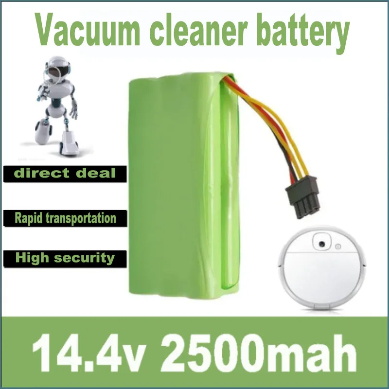 14.4 V 2500mAh ni-mh 14.4 V AA ni-mh Bbattery dla X600 ZN605 ZN606 ZN609 i robota Robot odkurzający baterie