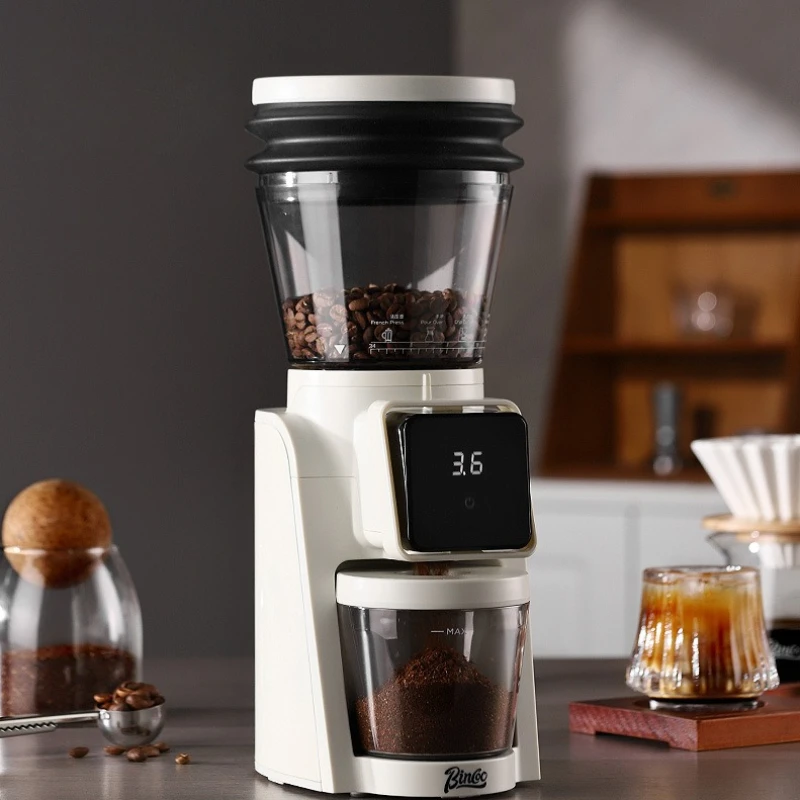 

Electric Coffee Bean Grinder with Adjustable Grinding Coarseness Fully Automatic Coffee Bean Grinder Home Coffee Bean Grinder