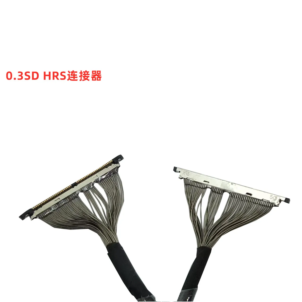 Conector HRS coaxial extremamente fino DF56-30P-0.3SD com espaçamento de 0,3 e comprimento de 30P 46AWG pode ser usado