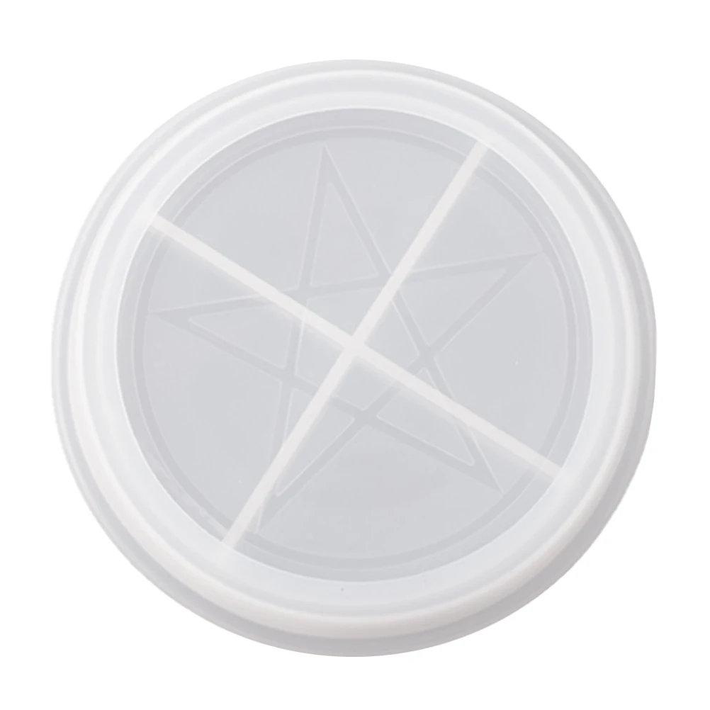 

Resin Epoxy Tray Silicone Reusable Home Coaster Decor Diy H made Plate Silicone Mold Mold Gifts Kids Teens