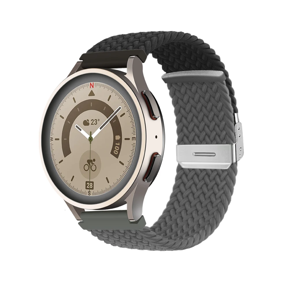 Braided Solo Loop Strap for Samsung Galaxy Watch 6/4/5/3/classic/active2 22/20mm Bracelet Huawei/Amazfit Gtr/GTS 4-3-pro-2e Band
