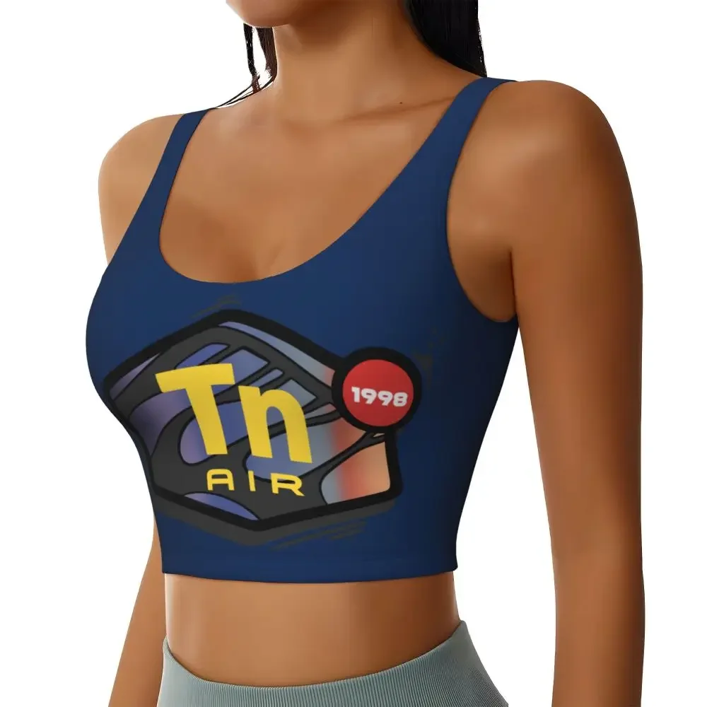 حمالة صدر رياضية مخصصة Air Max TN Plus للنساء، قميص قصير لليوجا عالي التأثير