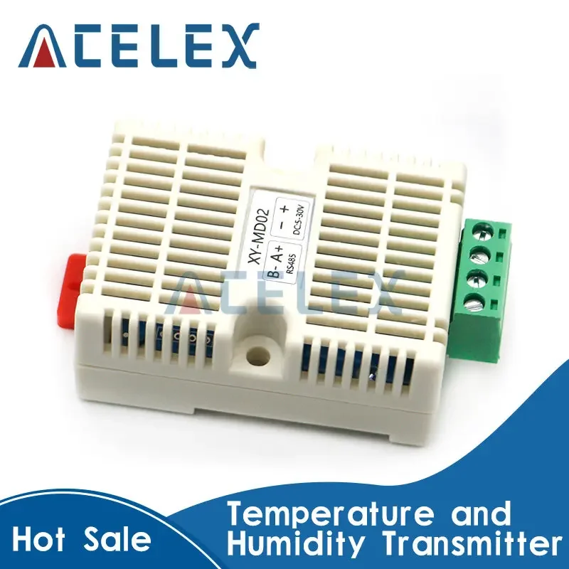 Transmisor de temperatura y humedad RS485, serie, sensores de temperatura, módulo de adquisición Modbus RTU SHT20