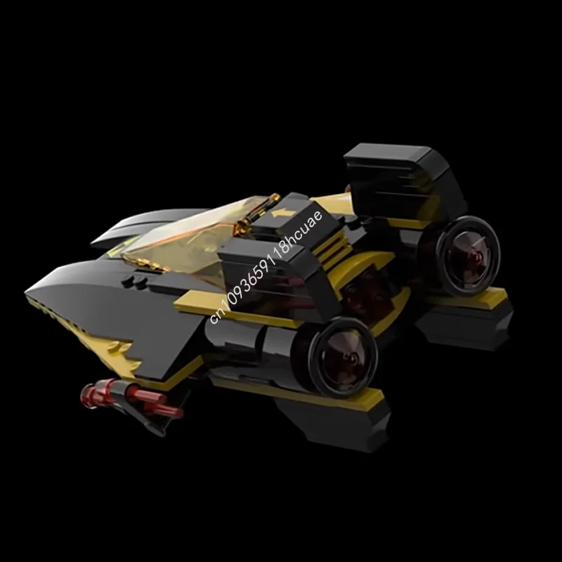 

186PCS Space Series Blacktron-ified A-Wing Moc Spaceship Model Building Blocks Originality Assembly Bricks Birthday Toys Gifts
