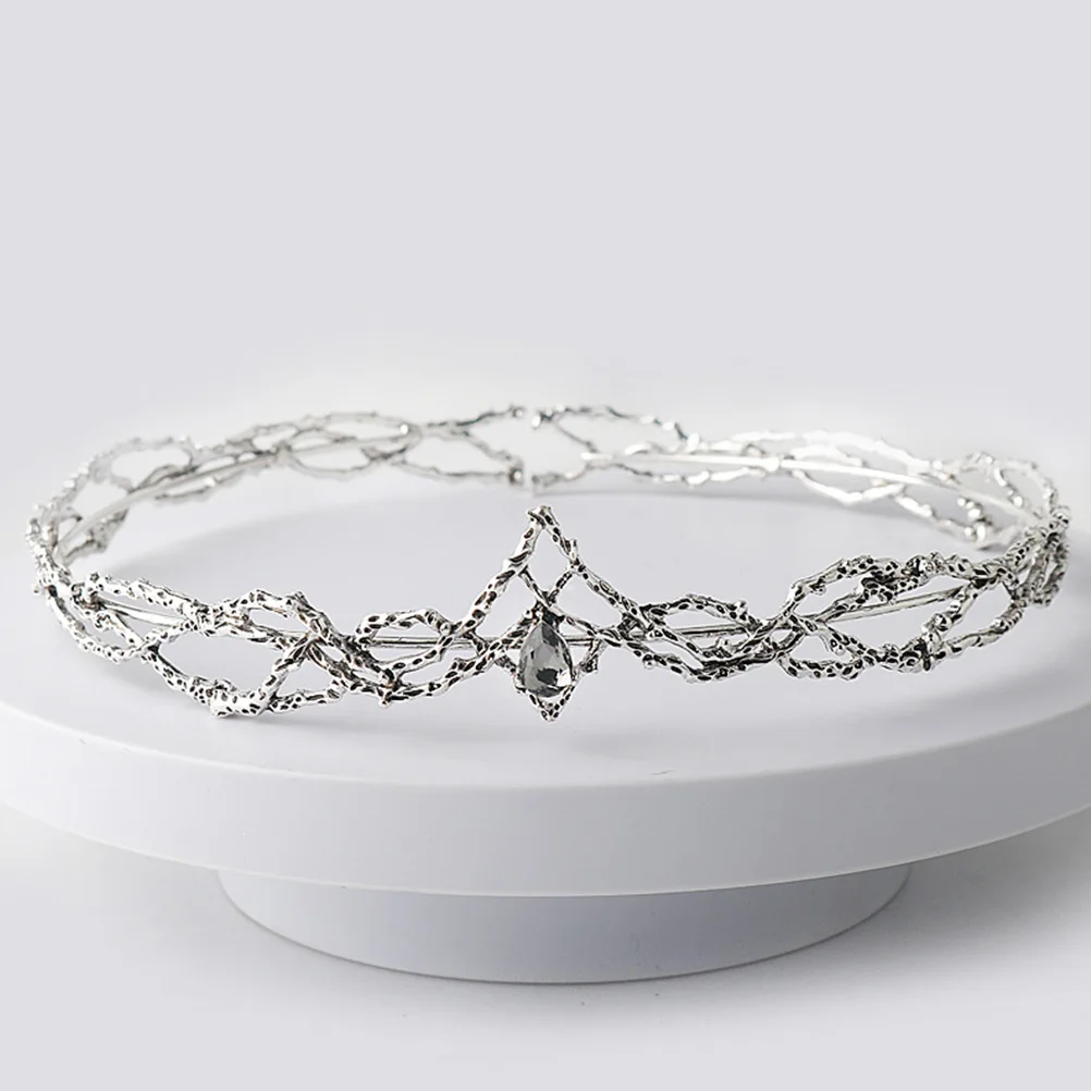 

Crown Shaped Hair Decor Elegant Prom Headwear Tiaras for Women Crowns Party Princess Girls Wedding Accessories Small Tiara