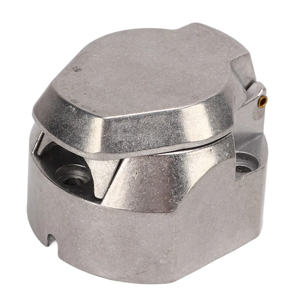 Waterproof Aluminum Alloy 13 Pin Trailer Socket EU Standard 12V 12V Trailer Connector Female Trailer Connector Heavy Duty Use