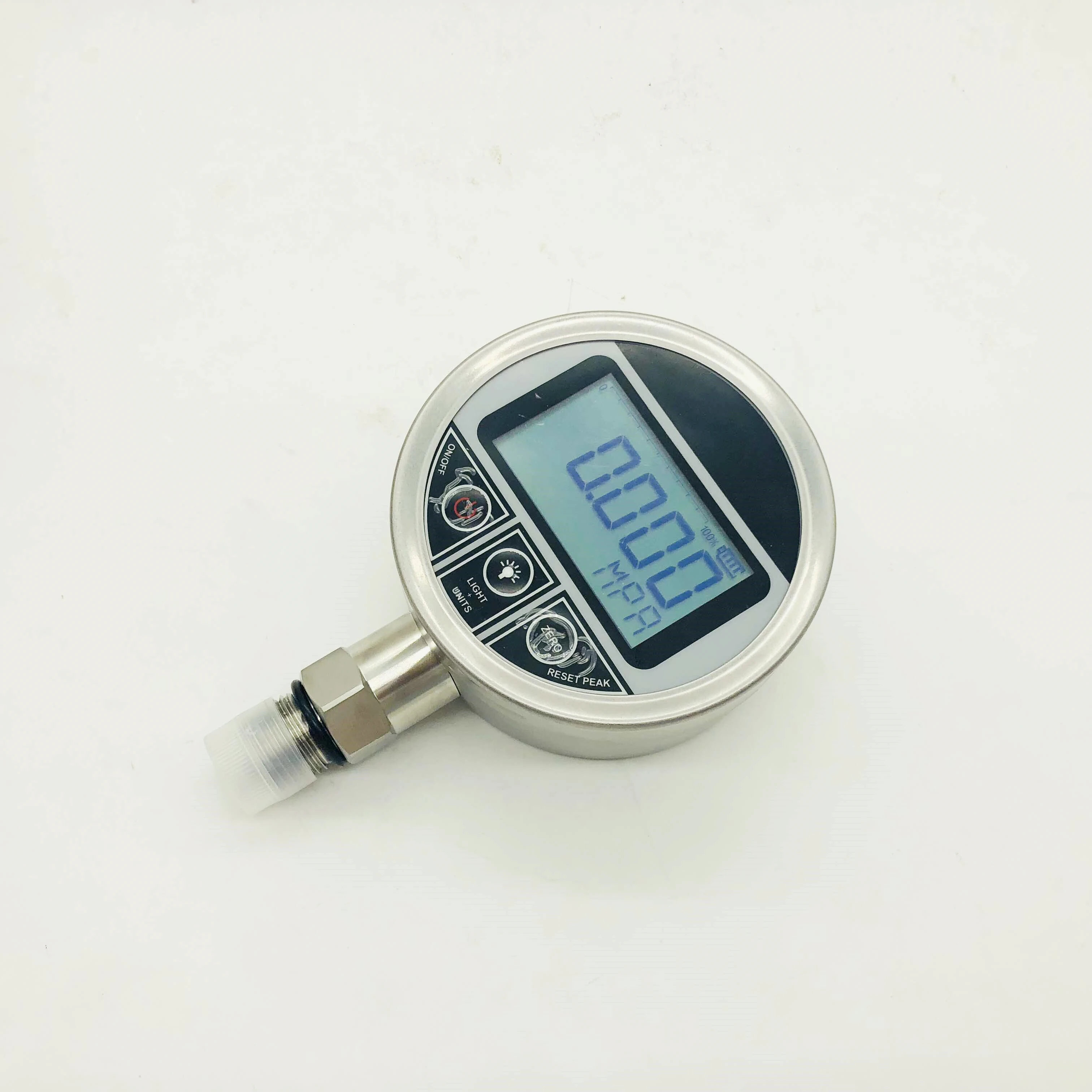 High temperature Digital Hydraulic Oil  Pressure Gauge with alarm