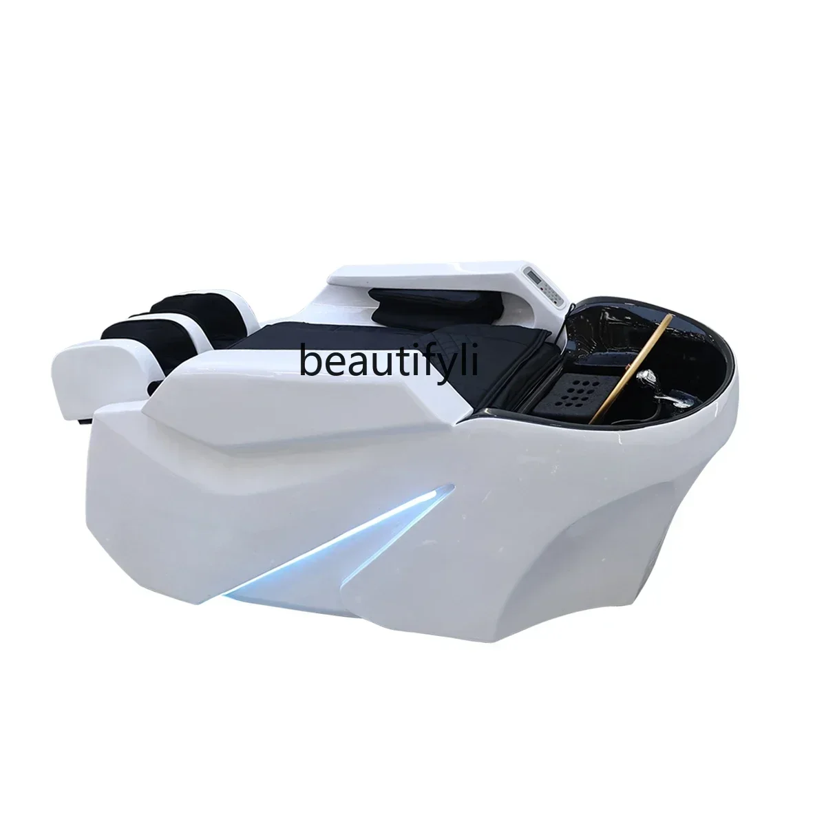2003Automatic Intelligent Electric Massage Shampoo Bed Hair Salon Ceramic Basin Flush Massage Integrated
