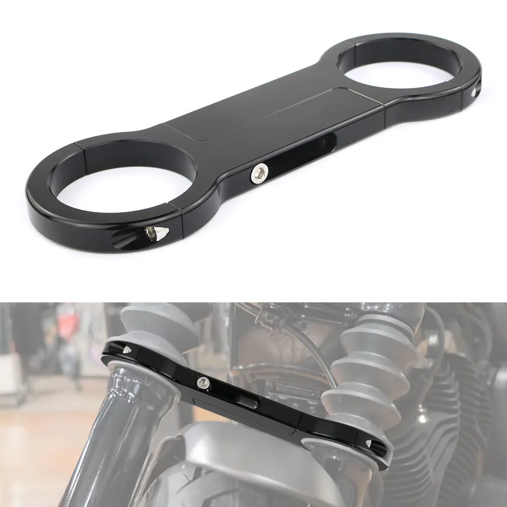 Front Fork Stabilizer Fork Brace ​Aftermarket fit for Harley Sportster Nightster XL1200N Iron 883 Davidson Sportster Iron 1200