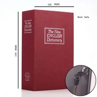 Dictionary Mini Book Safe Security Key Locker Money Hidden Secret Safe Key Safe Box Cash Money Coin Storage Jewellery Lock Box 2