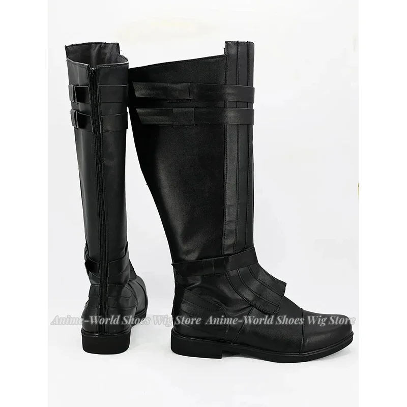 2025 11 Anakin Skywalker zapatos de Cosplay botas negras personalizadas cualquier tamaño se puede hacer
