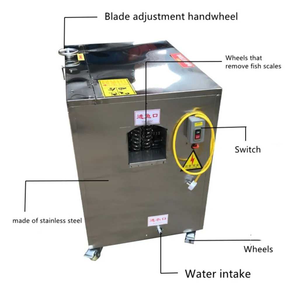 Automatic Fish Killing Cutting Cleaning  Machine High Efficiency Electric Fish Processing Machines For Commercial 