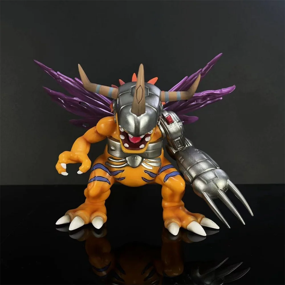 

Anime Digimon Adventure Metal Greymon PVC Action Figure Collectible Model Doll Toy 18CM