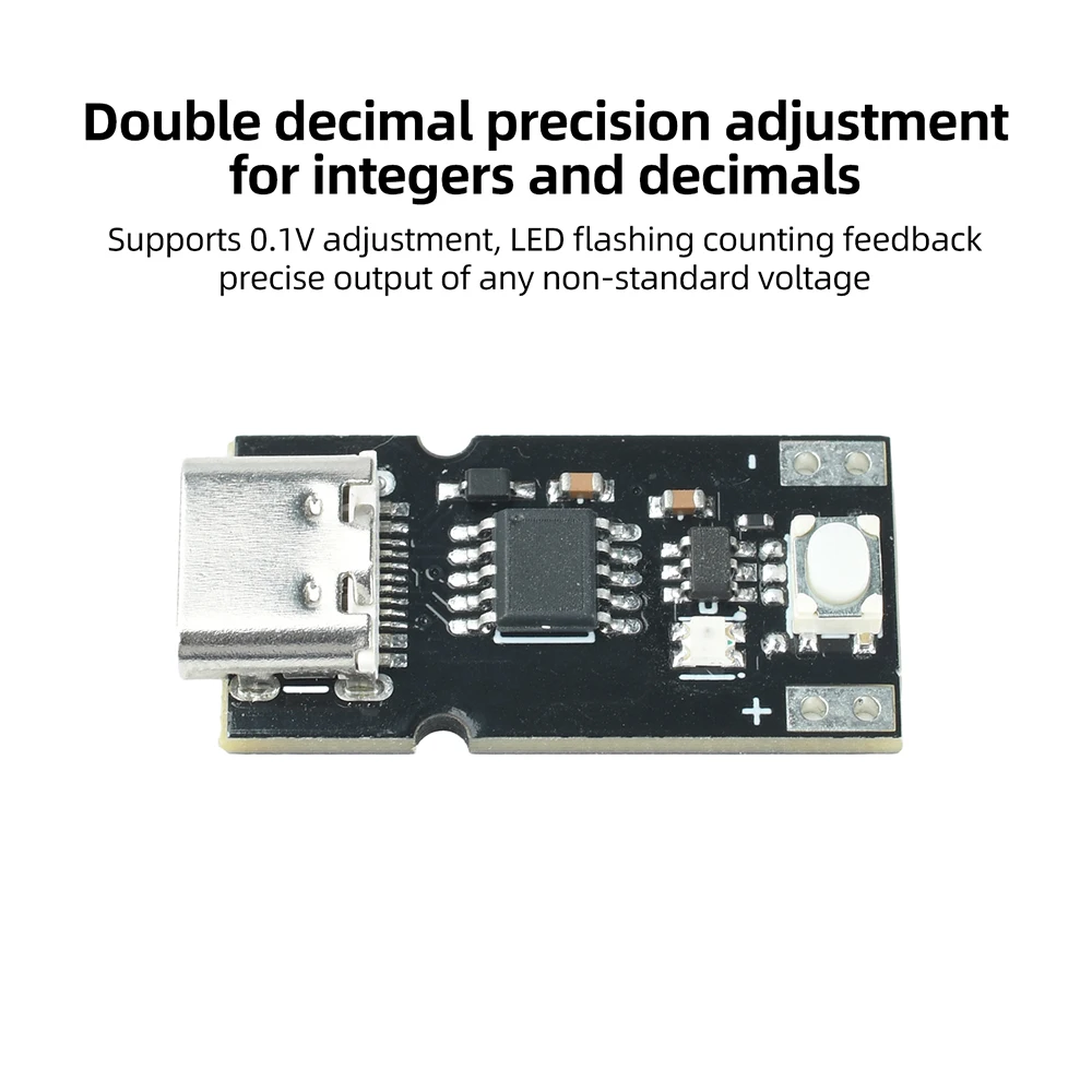 PD QC Trigger Module 5‑20V Adjustable Voltage Board 0.1V Precision Setting Auto Polling Test Power‑off Memory For Electronic