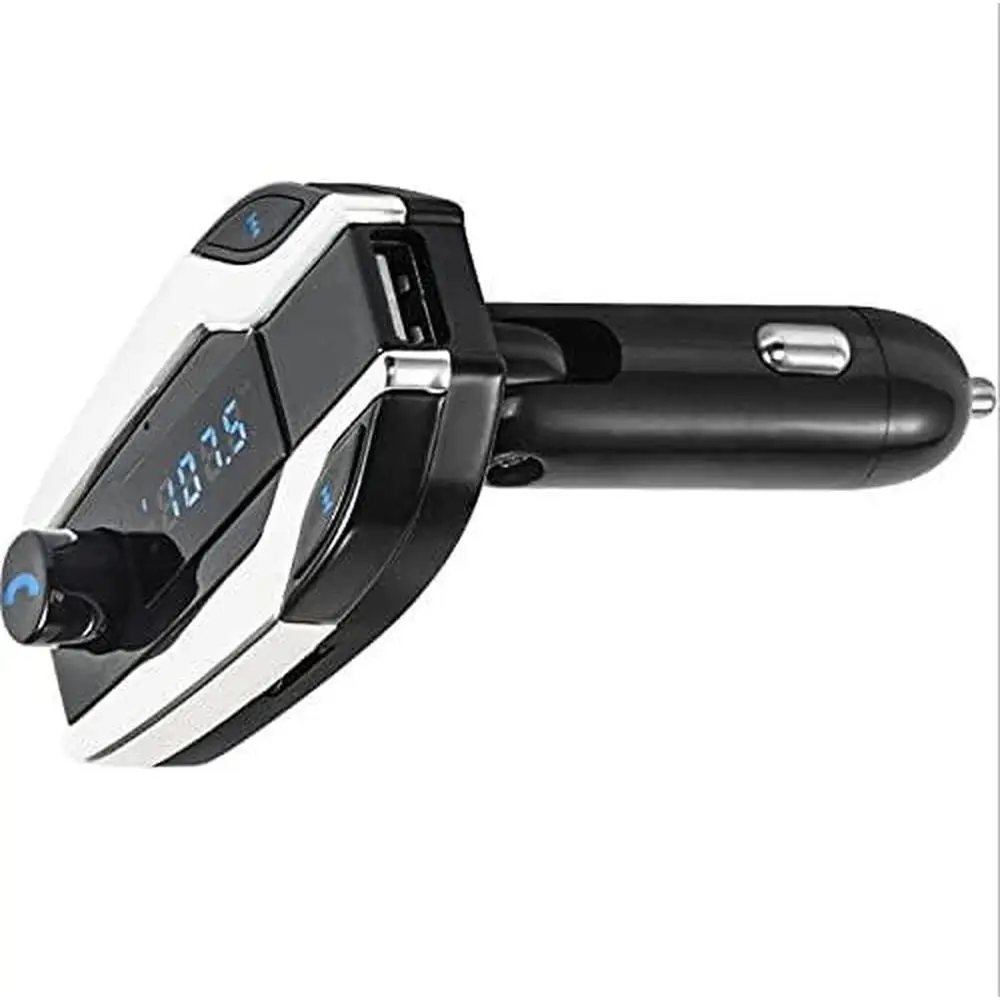 

Car FM Transmitter Bluetooth Player Wireless LED display for cars music players Supports Bluetooth hands-free calling