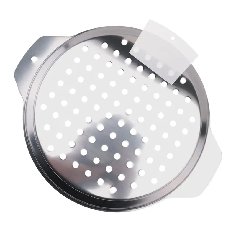 [B17B!】 Stainless Steel Spaetzle Maker Lid With Scraper Traditional German Egg Noodle Maker Pan Pot Spaghetti Strainer