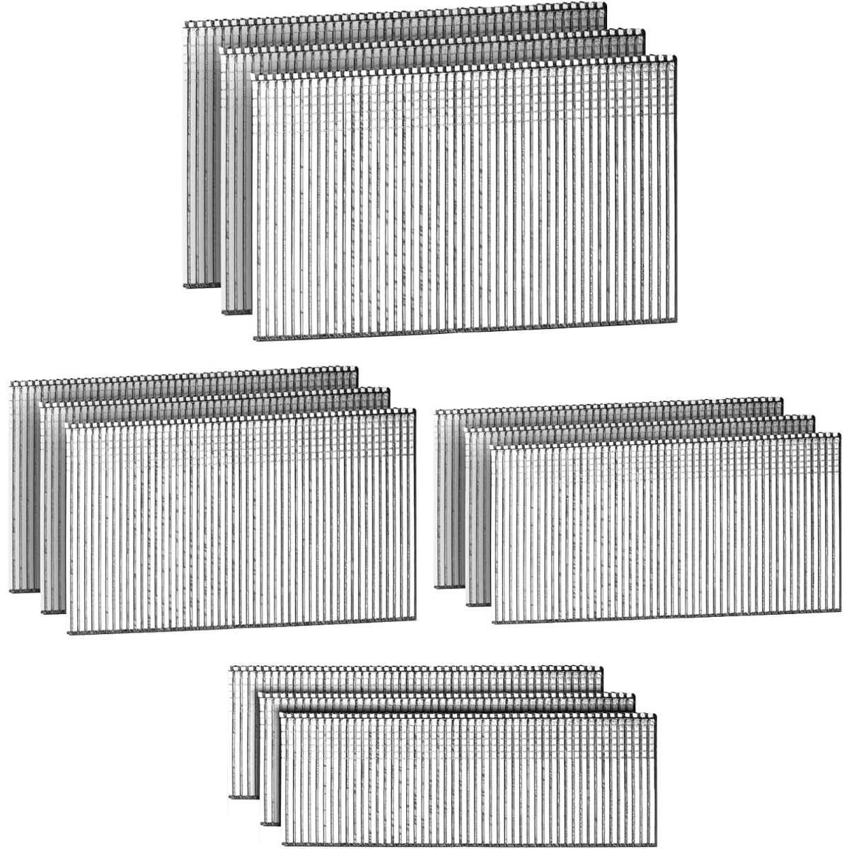 Straight Finish Nails, 16 Gauge, 900/1500/2500-Pack (1-1/2