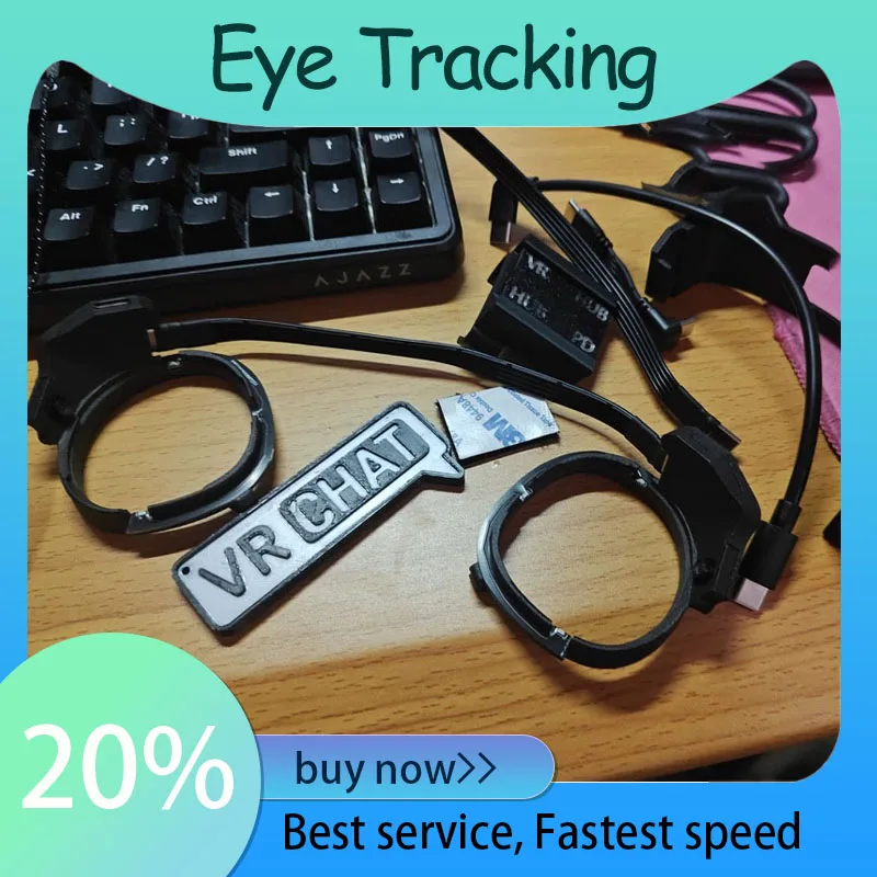 Cymple Professional VRChat Tracker Eye Tracking for Quest 3/3S/2