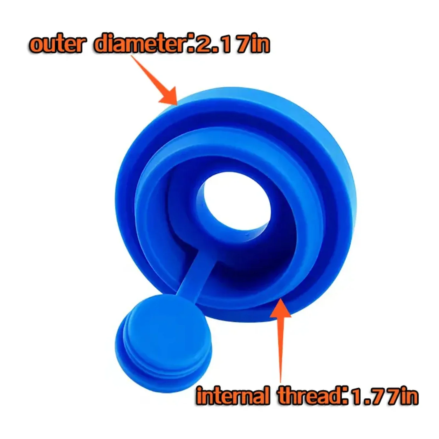 

Силиконовая водонепроницаемая крышка ведра емкостью 5 галлонов с герметиком для чистой воды - 1 шт.