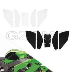 Motorcycle Anti Slip Fuel Tank Pads Sticker Side Gas Knee Grip Traction Decals fit For Kawasaki ZX10R ZX10RR Ninja 2011-2022