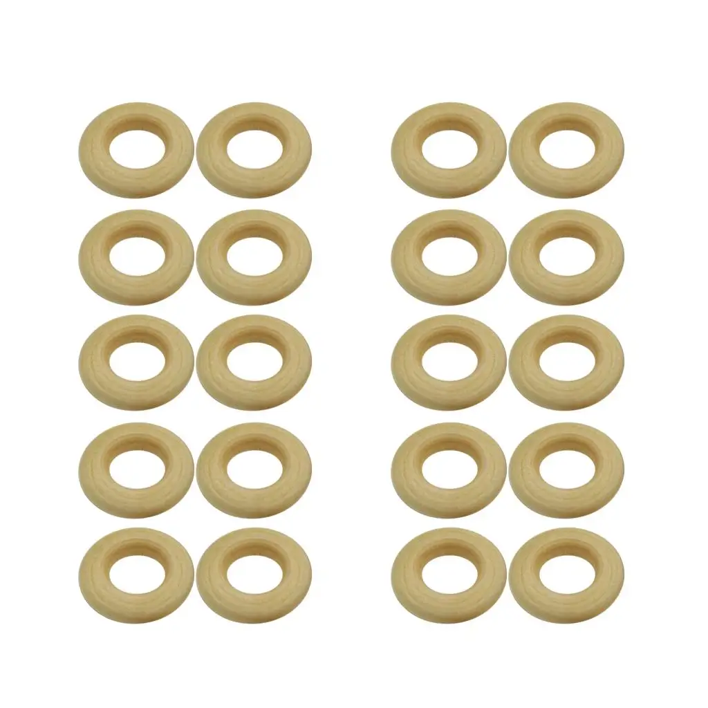 لوازم الحرف الخشبية ملحقات صنع المجوهرات الخشبية الطبيعية لمشاريع الألعاب الخشبية المبتكرة للأطفال