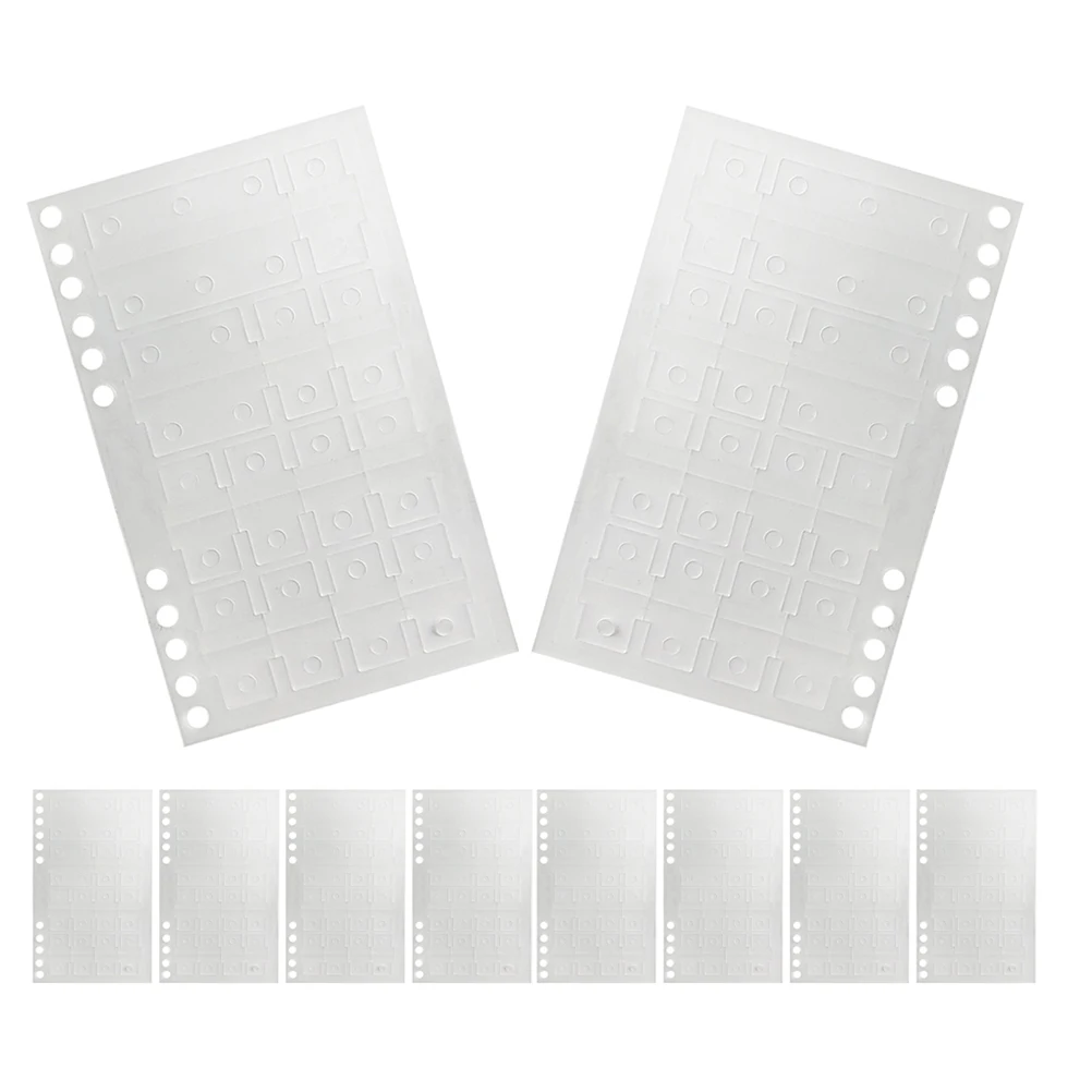 

Hole Reinforcement Stickers for Binders Self Adhesive File Tabs Index Labels Book Annotation Supplies PVC Tabs for A5 A6