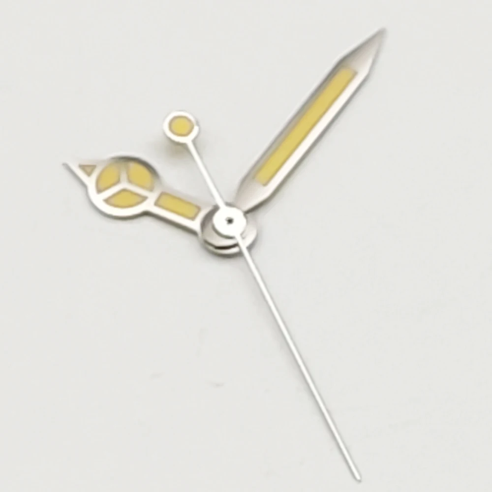 NH35/36 Pointer assistir acessórios modificados automático relógio mecânico mão preto verde luminoso